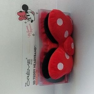🍀 the Creme Shop Minnie Mouse Disney 🍀 3D Teddy Headband NEW AUTH 🍀
